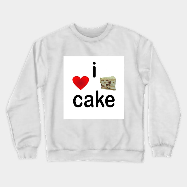 I love cake - Sidni Crewneck Sweatshirt by Sidni